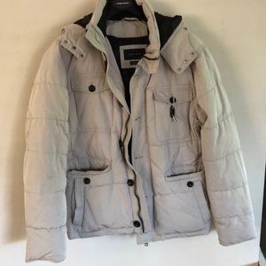 Beautiful Zara grey down jacket